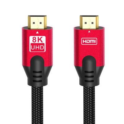 Certified HDMII 2.1 Version High Speed 48Gbps Support Dynamic HDR TDR 8K 60Hz 4K 120Hz Resolution HDMI Cable