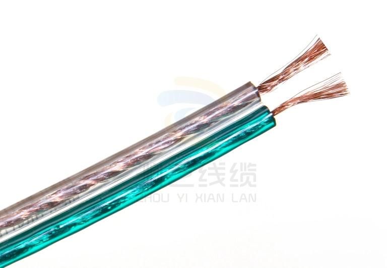 High Quality UL2468 8 AWG 12AWG 14AWG Speaker Cable Pure Copper 2 Cores Flat Black and Red Speaker Wire Electrical Wire