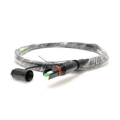 Outdoor Waterproof Pre-Connectorized Optitap to Sc/APC Tunable Flat Drop Cable