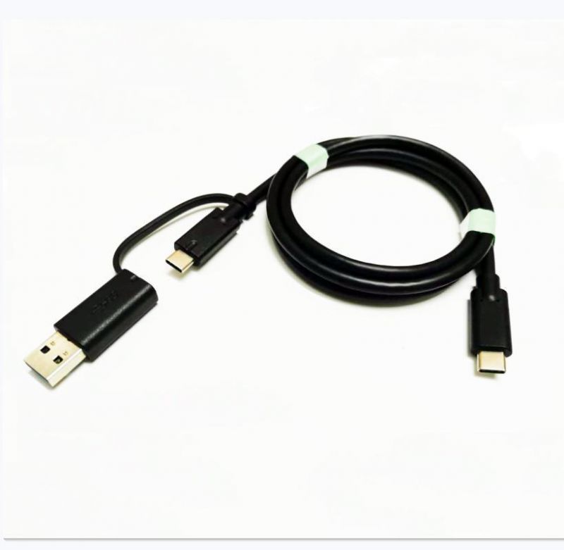 USB Type C to USB Male 2 in 1 Conversion Cable