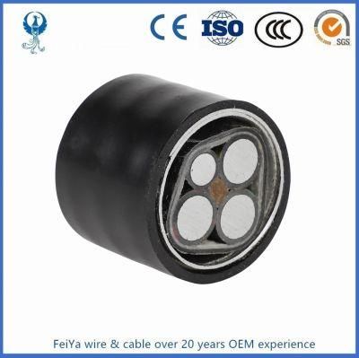 OEM Low Voltage Aluminum Conductor XLPE/PVC/Rubber Insaulted Power Cable