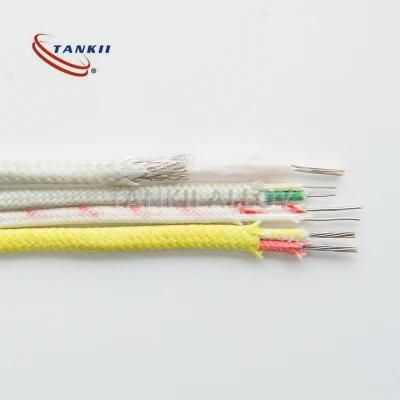 Fiberglass insulated 24AWG K type Thermocouple Cable