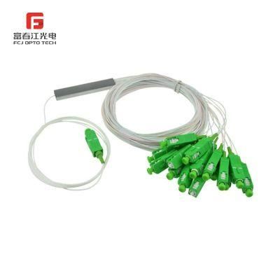 Optical Fiber 4 Fibers E2000 to E2000 9/125 Single Mode Multifiber Preterminated Breakout Trunk Cable