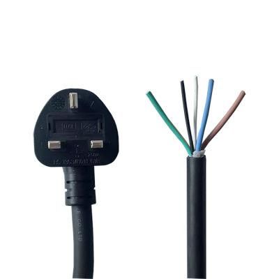 TUV Certified EV BS Plug Inside Temperature Sensor Match to TPU Cable H07bz5-F 3G2.5mm&sup2; +2*0.5mm&sup2;