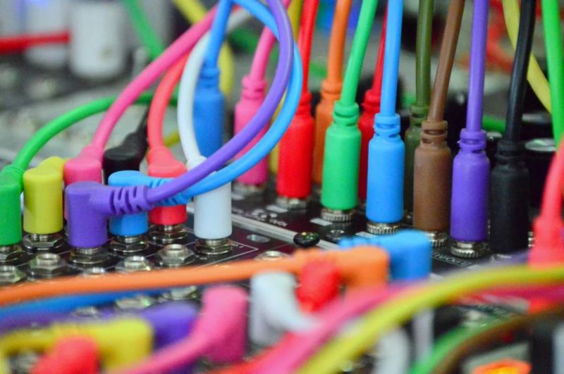 10color 1/8" 3.5mm Mono Eurorack Synth Patch Cables