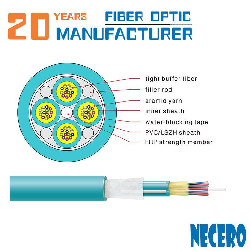 Hot Sale 24 Fiber Indoor Fiber Optical Cable for Housing