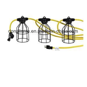 UL/CSA/ETL Certified Sjtw/Stw 12/3, 14/3 String Light with Metal Shade