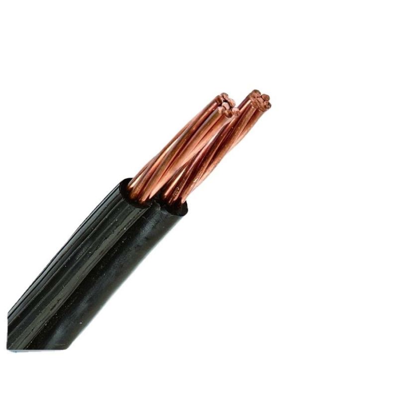 Cable 2X7/1.35 Copper Hard Drawn PVC Insulated Parallel Webbed Aerial Cables 10sqmm