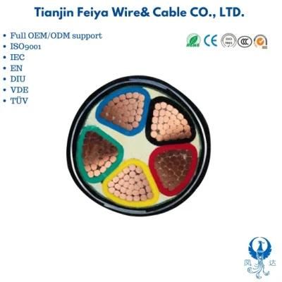 0.6/1kv Yjv22 4X50+1X25 XLPE Insulated PVC Sheathed Power Cable