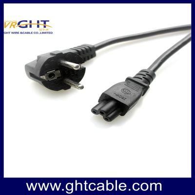 Europe/Schuko Cee7 to C5 Power Cord VDE Plug