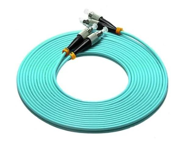 FC Jumper Sc LC St FC Connector FTTH Flat Fiber Optic Drop Cable Jumper LSZH 5m 10m 50m 100m Outdoor Drop Cable Patch Jumper