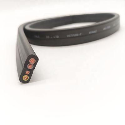 CE Certified H07vvh6-F PVC Sheathed Moveable Flat Cable