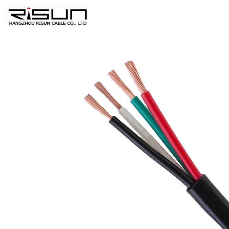 4 Core 16 AWG Strand Direct Burial Water Block Tape Speaker Cable