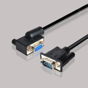 Custom dB9 Male to 90 Degree dB9 Female Cable