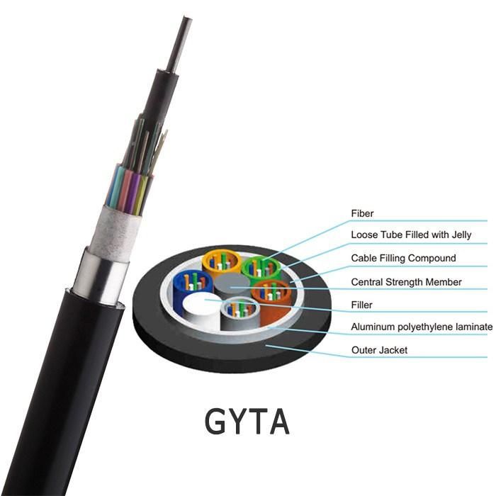 Outdoor Stranded Fiber Optical Cable (GYTA) 12/24 Core