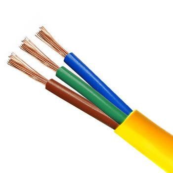 3 Core 0.75/1.0/1.5/2.5mm Flexible Wire Rvv 3X4mm2 PVC Cable
