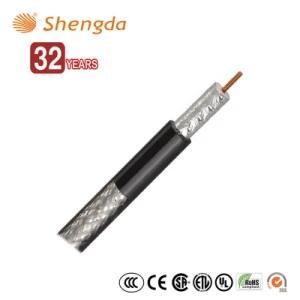 RF Communication Digital&#160; Cable 18AWG Rg59 Tri-Shield Siamese Semi Finished Coaxial Cable