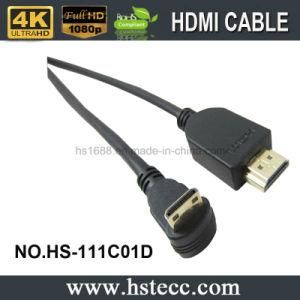 New 90 Degree Mini HDMI Cable for Play Station 4