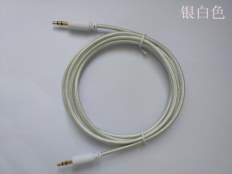 Nylon Braided Audio Cable 3.5mm Male to Male Cable