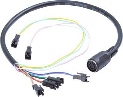 Bradided Sleeved 24pin ATX Female to Male PSU Power Supply Wire Harness