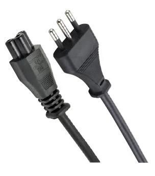 Swiss 3-Pin Prongs Power Cord with Qt1 (AL-331+AL-106)
