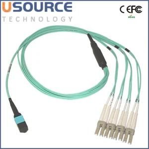 MPO MTP Om3 Om4 Fiber Assemblies MPO Fanout Cable