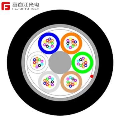 Hot Sale Outdoor Stranded Loose Tube Cable 2-216core Non-Armored Cable Gytza with Flame Retardant Jacket