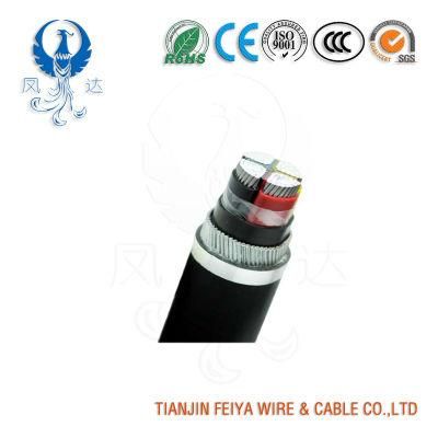China Factory Yjv32 3/4/5 Cores Cu Core XLPE Insulated PVC Sheath Swa Armored LV Power Cable