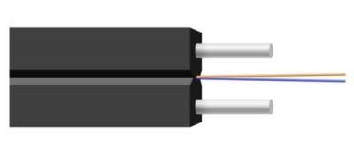 Hot Sale Wholesale Factory Price Self Supporting FTTH 1core 2core Fiber Optic Cable with FRP FTTX Flat Drop Cable