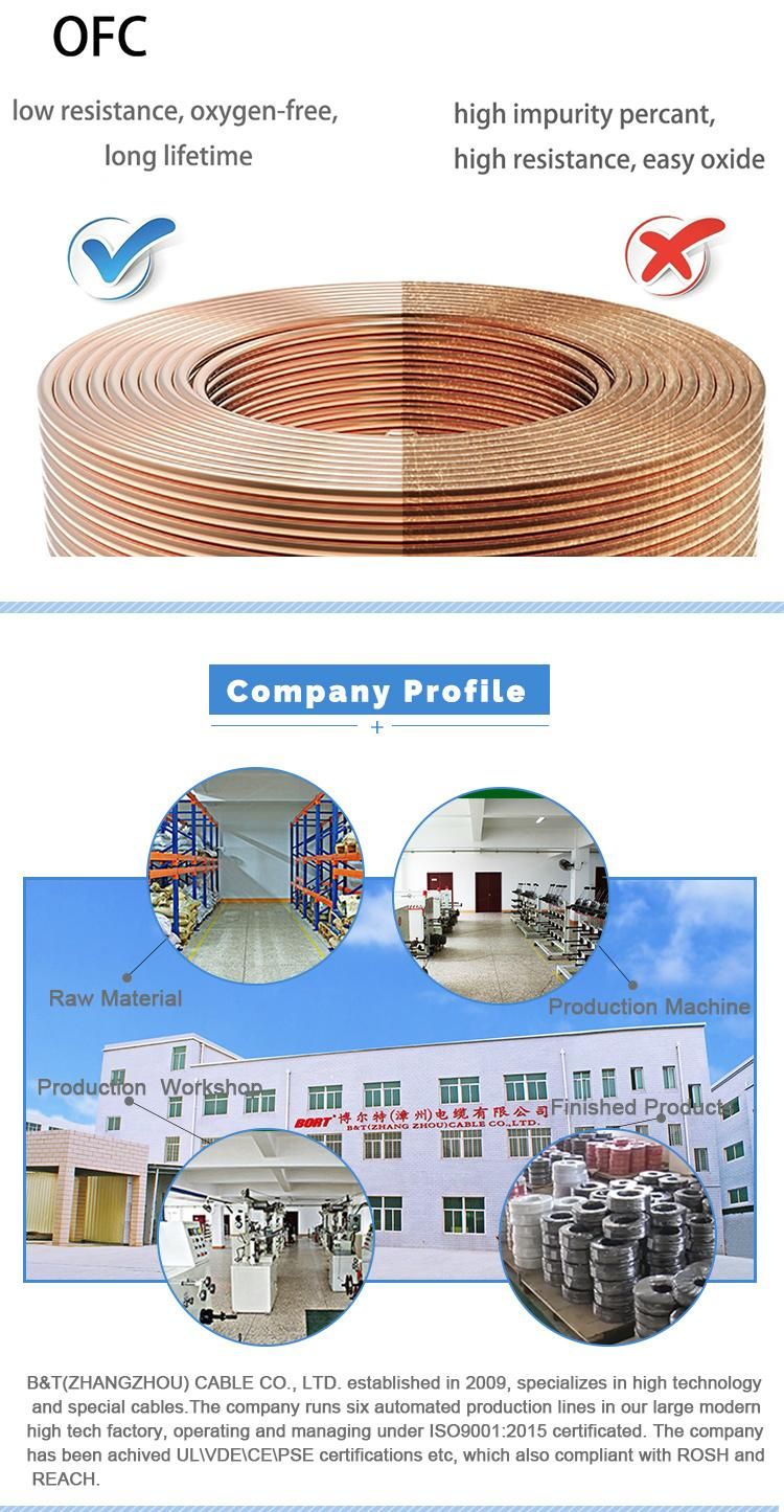 UL10603 PE Insulated 18AWG Tinned Copper Electric Wire for Medical Equipmen