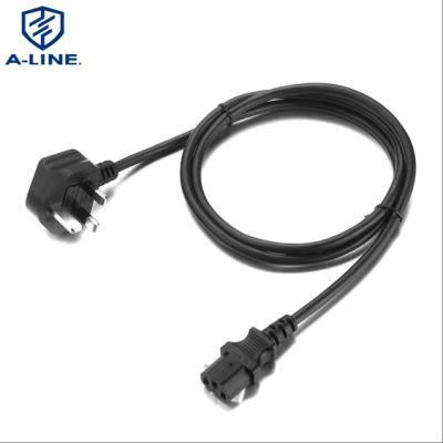 VDE Approved 3 Pin UK Power Cord with C13 Connector