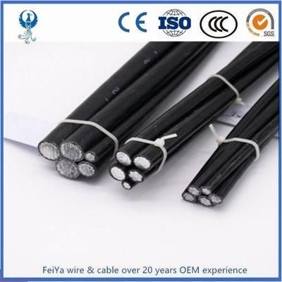 Torsade Cable 3X70+54.6+25mm2 Aluminum Overhead Cable ABC Conductor Preassemble Cable