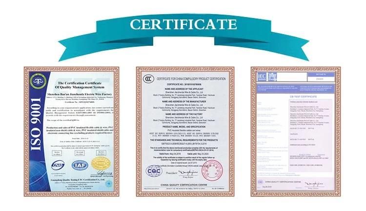 Flexible Copper Core PVC Jacket 2.5mm 4mm 6mm Solar Panel PV Photovoltaic Cable & Wire