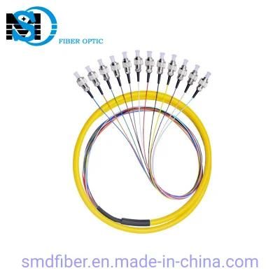 FTTH FC/Upc Sm 12 Core Fiber Optic Pigtail