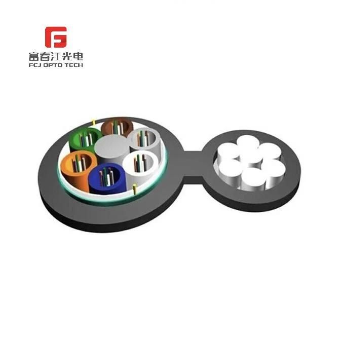 Outdoor Single Mode Duct G652D FRP Strength Member 12 24 48 96 Core Optical Fiber Cable Fibra Optic GYFTY