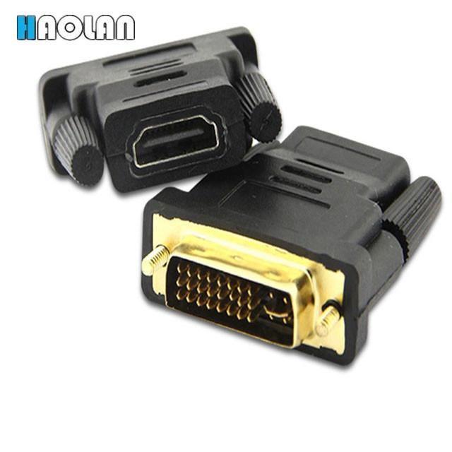 HDMI Female to DVI Male DVI to HDMI Adapter DVI24+5 Converter