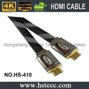 Combination Shielding and Polybag Packing Flat 2.0V HDMI Kable Support 4k