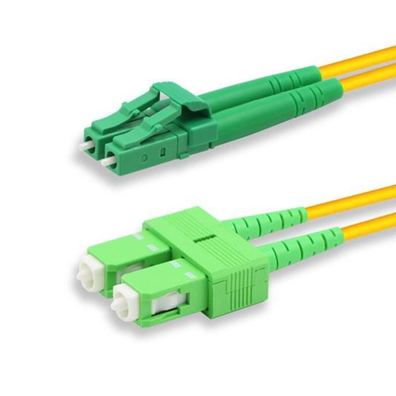 Single-Mode Sc/APC-LC/APC Duplex Fiber Optic Patch Cord