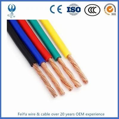 Copper Conductor PVC Insulted Flat Electrical Earth Cable Wire