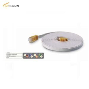 RJ45 Patch Cord U/UTP Unshielded Twisted 4 Pairs Cat 6 Stranded Bard Copper 32AWG Flat Patch Cord