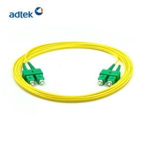 Sc-Sc/APC Duplex Single-Mode Fiber Optic Patch Cord