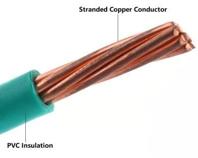Single Strand PVC Coated Wire Electric Wire 6mm for Household