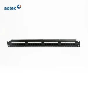 CE Certificate 24-Port Cat 6 Shielded Patch Panel