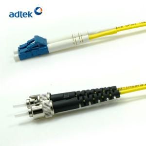 LC-St Duplex 3m PVC Yellow Jumper