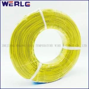 UL 3135 AWG 20 Yellow-Green PVC Insulated Tinner Cooper Silicone Wire