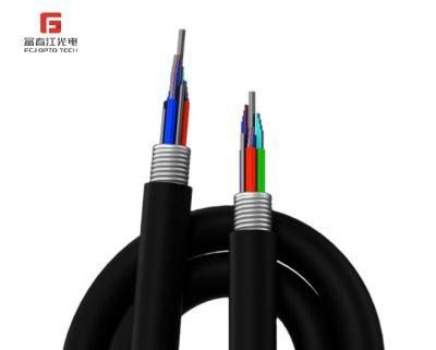 Metallic Strength Gydts Cable Membre Fiber Ribbon Loose Tube Filling Type Steel-PE Sheath PE Outer Jacket