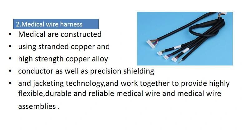 Original OEM or Replacement Connector ECG Wire Harness for Medical Equipment