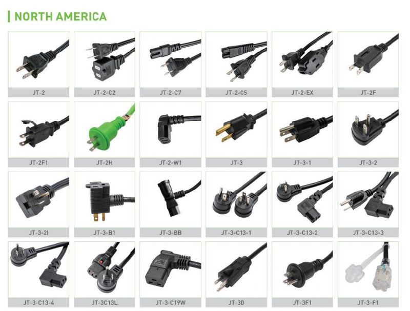 USA NEMA 7-20r Power Cords ETL UL Sjt 14/3 Sow 14/3