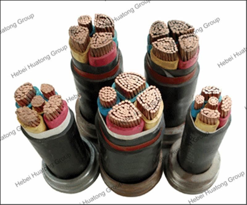 4 Core 70mm2 95mm2 120mm2 Copper/Aluminum XLPE Power Cable Structure Industrial Power Cable