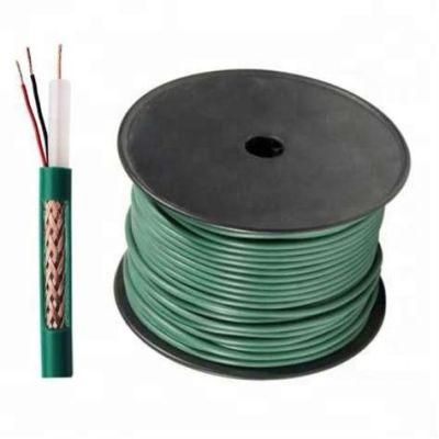 Manufacture 7*0.2 Copper Multicore Green CCTV Coaxial Cable Kx7with Power